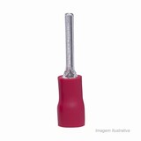 TERMINAL PINO 23 MM PARA FIO 1,5 MM VERMELHO DECORLUX