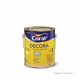 TINTA ACRLICA SEMIBRILHO P 3,2  L DECORA CORAL