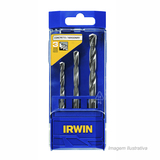 CONJUNTO DE BROCAS 3 PEÇAS 5,6 MM E 8 MM IRWIN