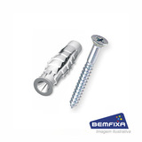 PARAFUSO COM BUCHA 8 MM CABEA CHATA BEMFIXA