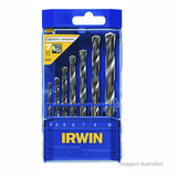 JOGO BROCA MD 7 PEÇAS 3 10 MM IRWIN