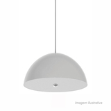 PENDENTE TD 821 MOON 2 LÂMPADAS TASCHIBRA BRANCO